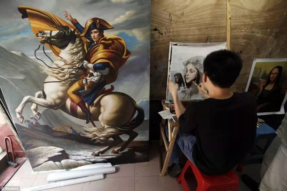 8000个农民工“集体造假名画”28年，画价从百元涨到万元，这样的山寨我不忍心骂！